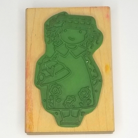 Image Tree by EK Success "Vine Frame" And "Honey Girl" Wooden Rubber Stamps Set - Picture 3 of 5